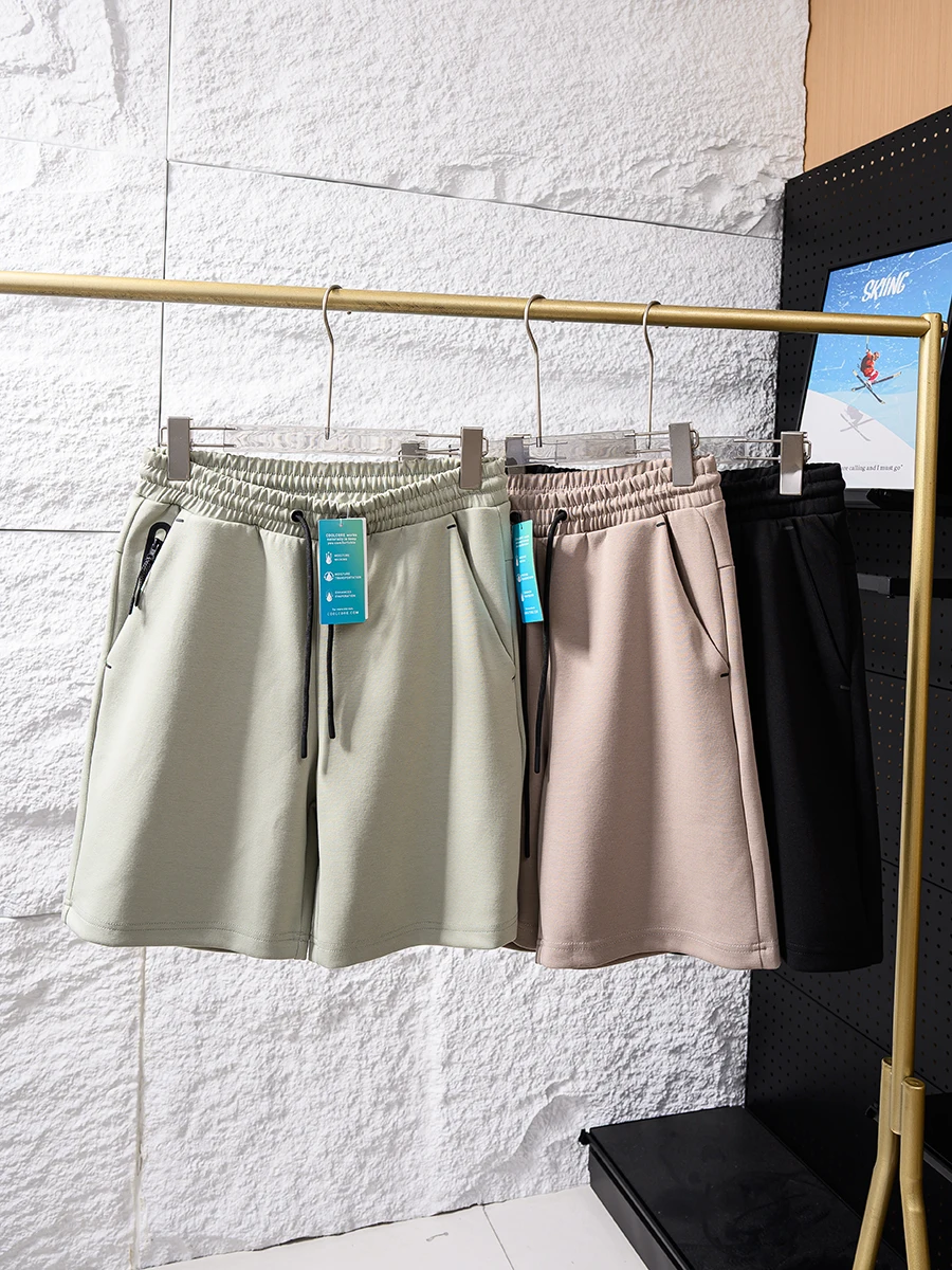 Airy Cotton Sporty Casual Shorts for Men mid Waist Elastic Waistband Breathable Summer Shorts Straight Leg Youthful Style
Airy Cotton Sporty Casual Shorts for Men mid Waist Elastic Waistband Breathable Summer Shorts Straight Leg Youthful Style