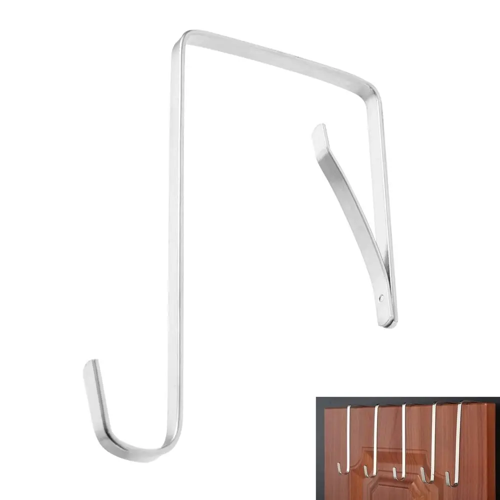 5PCS Stainless Steel Door Hanger Door Hooks Adjustable Over The Door Hook for Clothes Hanging Hats Keys Towels Coats Handbags
5PCS Stainless Steel Door Hanger Door Hooks Adjustable Over The Door Hook for Clothes Hanging Hats Keys Towels Coats Handbags