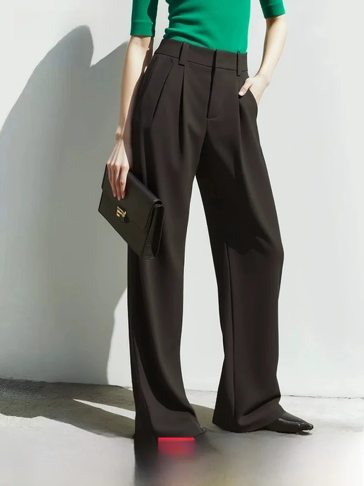 Spring 2026 Women's Casual Wide Leg Pants Elastic Waist Drawstring Pockets Loose Drapey Comfortable Long Trousers
Spring 2026 Women's Casual Wide Leg Pants Elastic Waist Drawstring Pockets Loose Drapey Comfortable Long Trousers