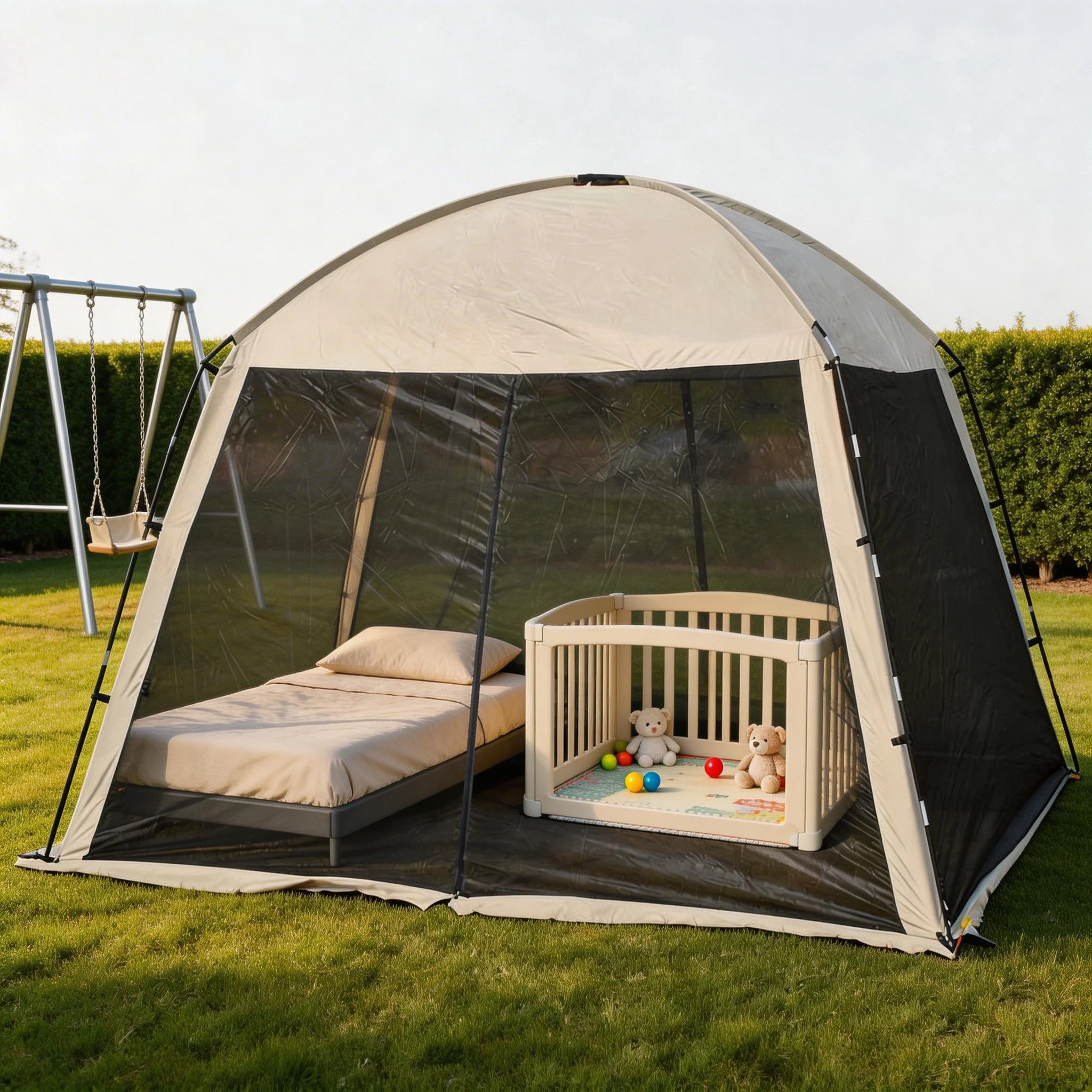 4-8 Person Screen House Tent, Portable Mesh Gazebo with Mosquito Netting for Family Camping, Backyard BBQ & Outdoor Parties
4-8 Person Screen House Tent, Portable Mesh Gazebo with Mosquito Netting for Family Camping, Backyard BBQ & Outdoor Parties