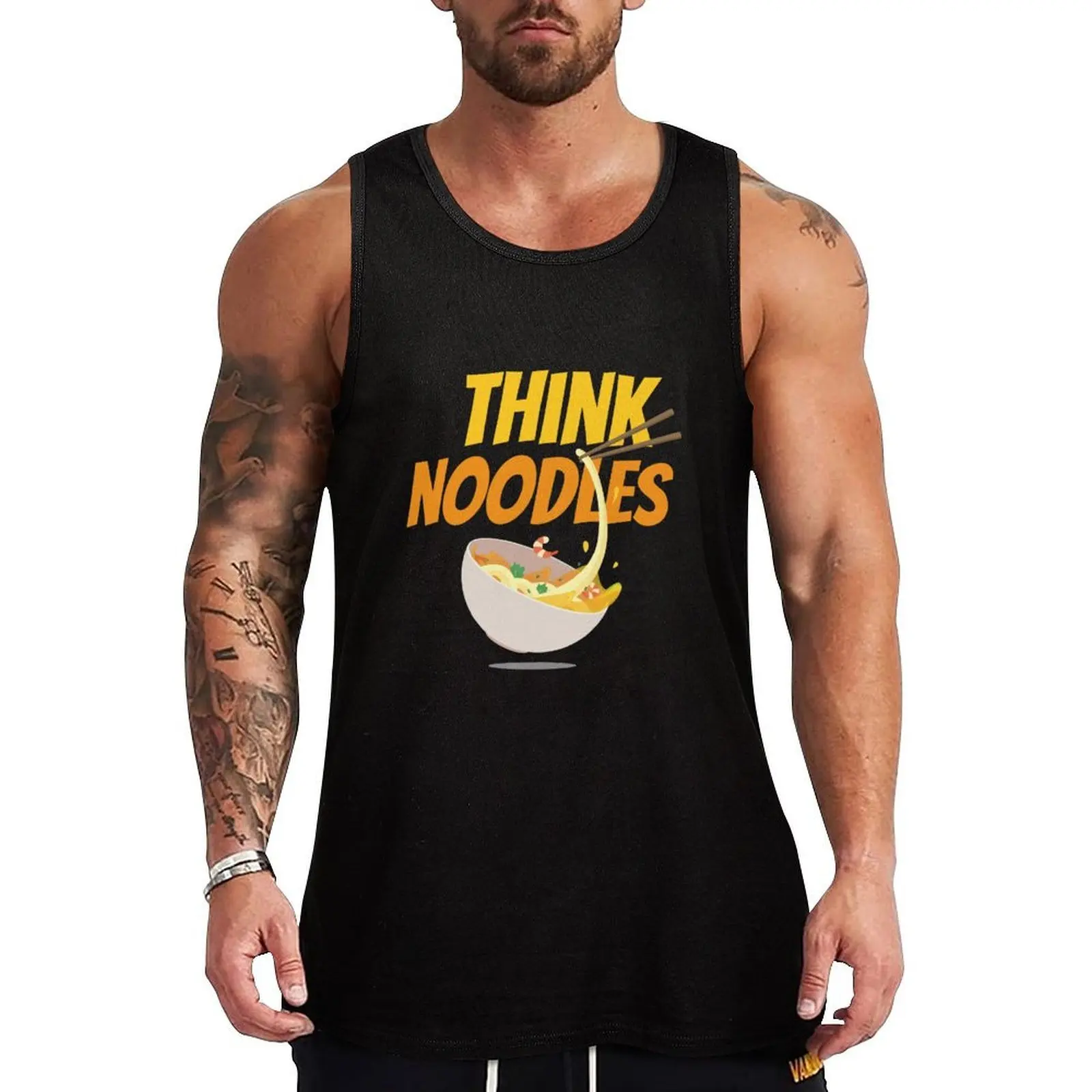 think noodles Tank Top Lightweight Sports Tank Top Quick Dry Sleeveless Tee
think noodles Tank Top Lightweight Sports Tank Top Quick Dry Sleeveless Tee