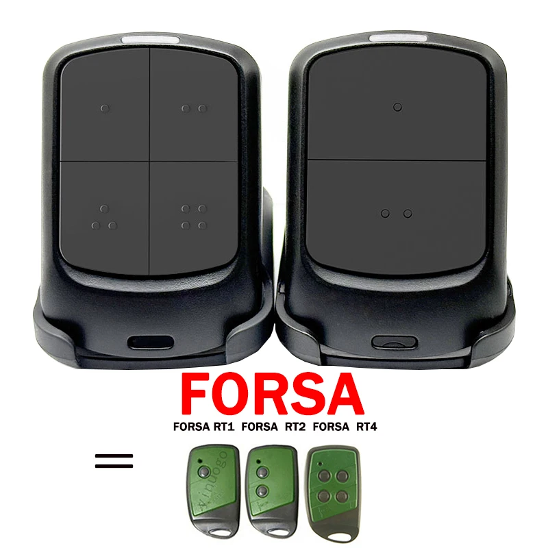 FORSA RT1 RT2 RT4 Garage Door Remote Control 433.92MHz 868MHz For FORSA Door Keychain Transmitter
FORSA RT1 RT2 RT4 Garage Door Remote Control 433.92MHz 868MHz For FORSA Door Keychain Transmitter