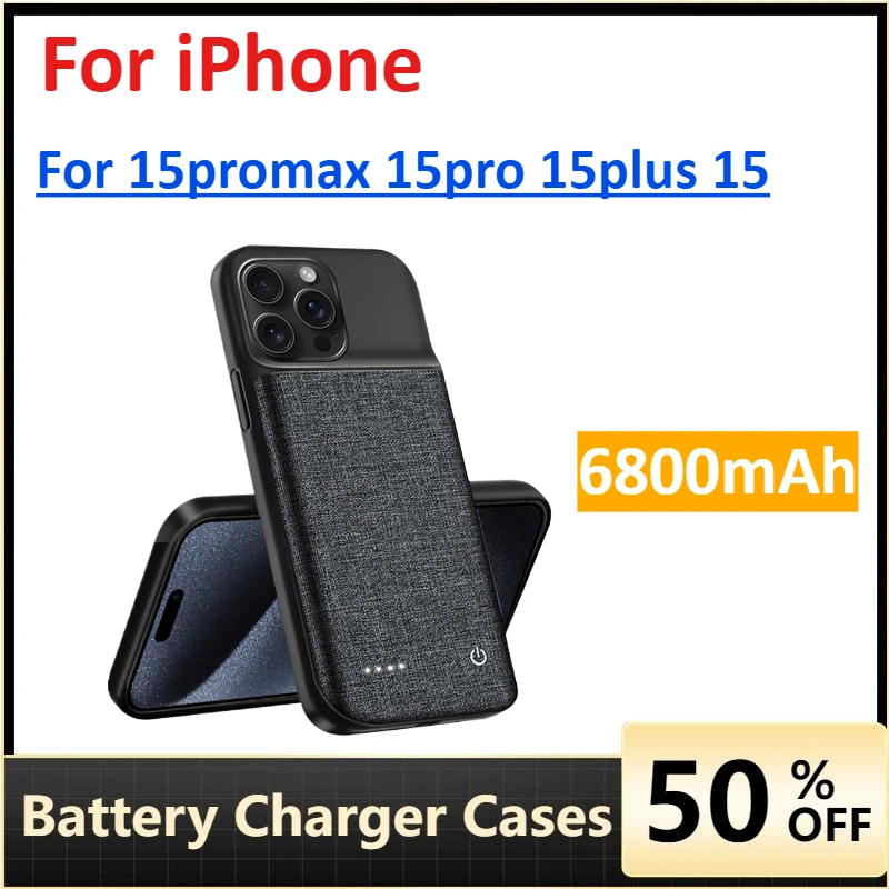 Smart External Battery for IPhone for 15promax 15pro 15plus 15 Battery Charger Cases Power Bank Charging Case with Battery Pack
Smart External Battery for IPhone for 15promax 15pro 15plus 15 Battery Charger Cases Power Bank Charging Case with Battery Pack