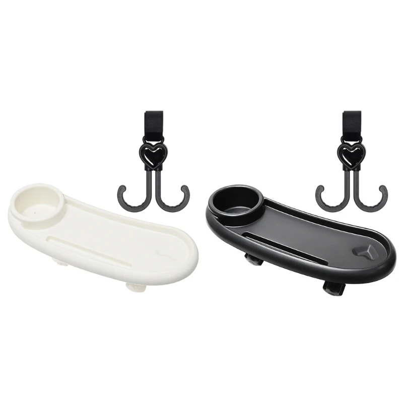 Stroller Tray with Cup Holder Universal Stroller Tray with Hooks Reusable Stroller Snacks Holder for Stroller
Stroller Tray with Cup Holder Universal Stroller Tray with Hooks Reusable Stroller Snacks Holder for Stroller