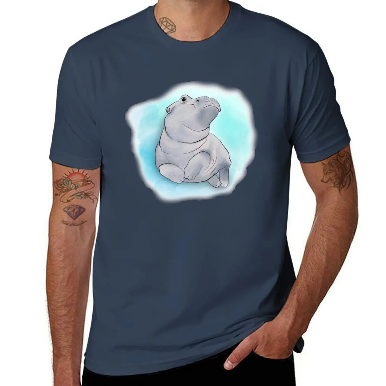 Fiona Swimming Hippo Baby the T-Shirt Fashion Simple Casual Tee Shirt
Fiona Swimming Hippo Baby the T-Shirt Fashion Simple Casual Tee Shirt