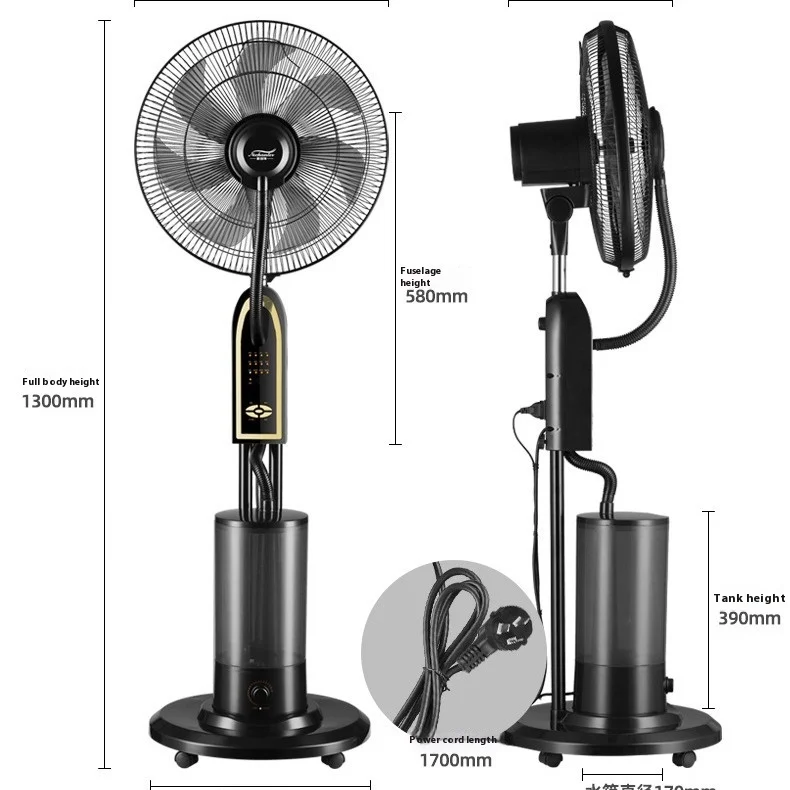 Commercial Household Vertical Water Ice Purification Air Spray Floor Fan Humidifiable Industrial Use Metal Material Wholesale
Commercial Household Vertical Water Ice Purification Air Spray Floor Fan Humidifiable Industrial Use Metal Material Wholesale