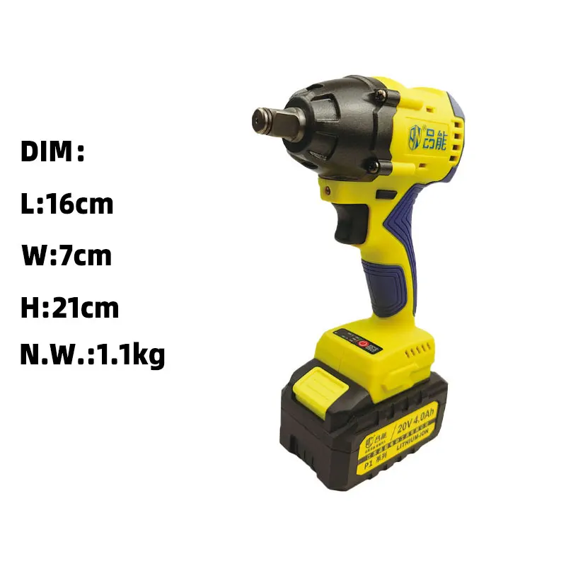 2025Professional Wireless Handheld High Torque Impact Wrench 350N.m Electric Brushless Cordless Impact Wrench
2025Professional Wireless Handheld High Torque Impact Wrench 350N.m Electric Brushless Cordless Impact Wrench