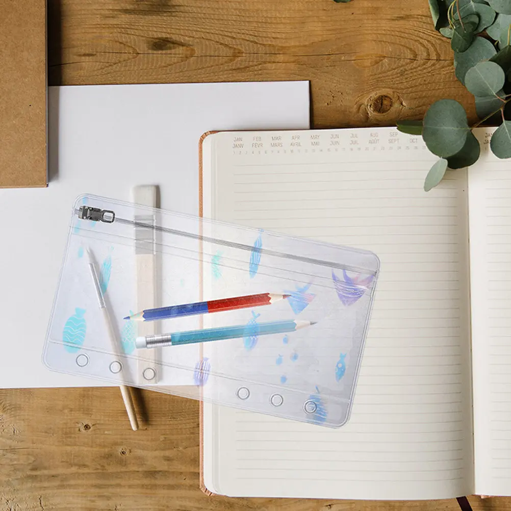 2 шт. ПВХ-карманы на молнии для 6-кольцевого биндера, органайзер для канцелярских принадлежностей, визитница, держатель для документов
2 шт. ПВХ-карманы на молнии для 6-кольцевого биндера, органайзер для канцелярских принадлежностей, визитница, держатель для документов