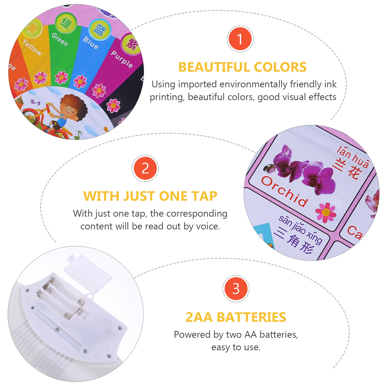 1Pcs Kids Audio Poster Bilingual Chinese English Learning Wall Chart for Toddlers Educational Interactive Toddler Chart
1Pcs Kids Audio Poster Bilingual Chinese English Learning Wall Chart for Toddlers Educational Interactive Toddler Chart