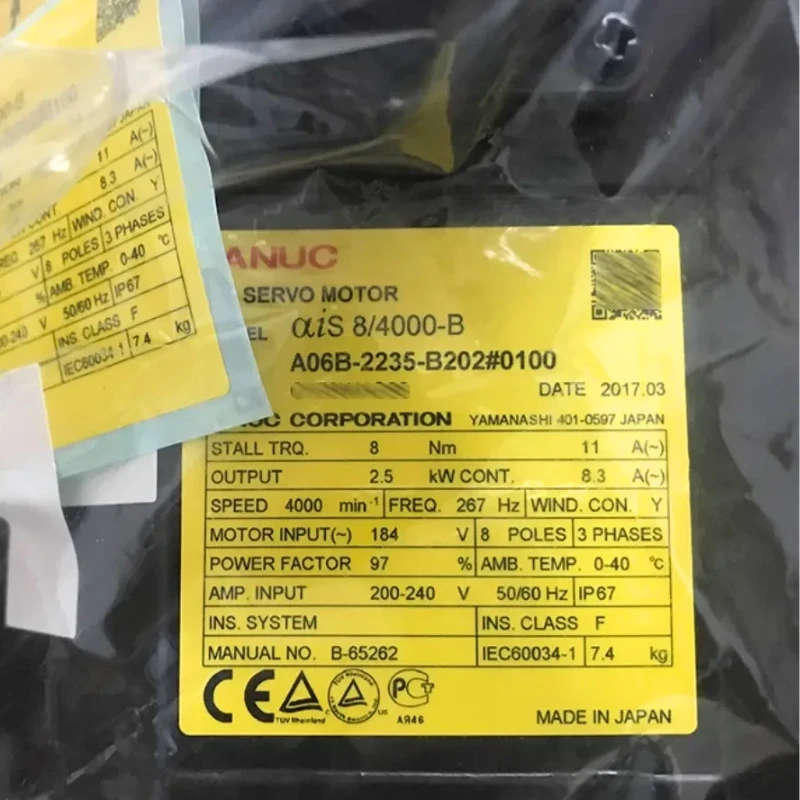 Fanuc A06B-2235-B202 # Сервомотор 0100 в наличии, быстрая доставка
Fanuc A06B-2235-B202 # Сервомотор 0100 в наличии, быстрая доставка