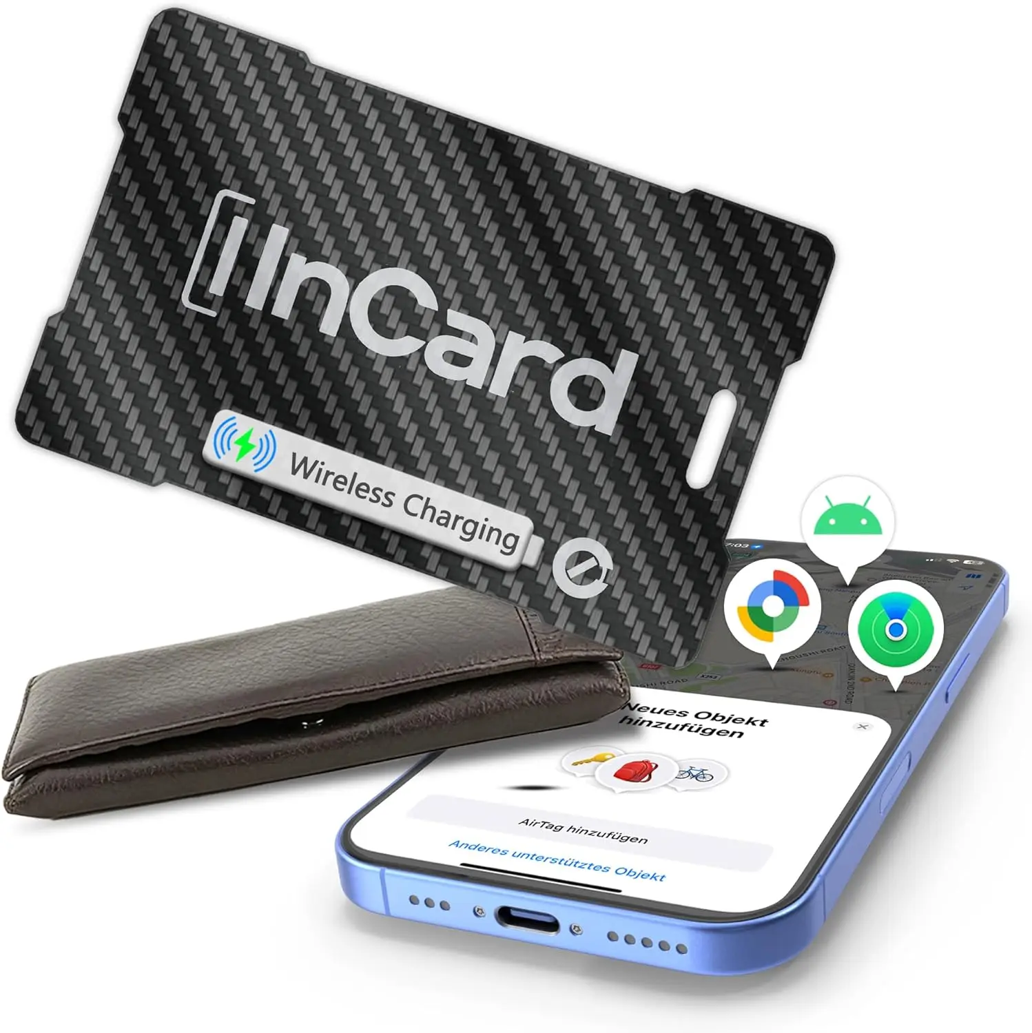 Ultra-Thin Wallet Tracker 0.07in, Dual Network for iOS & Android, IP68, Wireless Charging
Ultra-Thin Wallet Tracker 0.07in, Dual Network for iOS & Android, IP68, Wireless Charging
