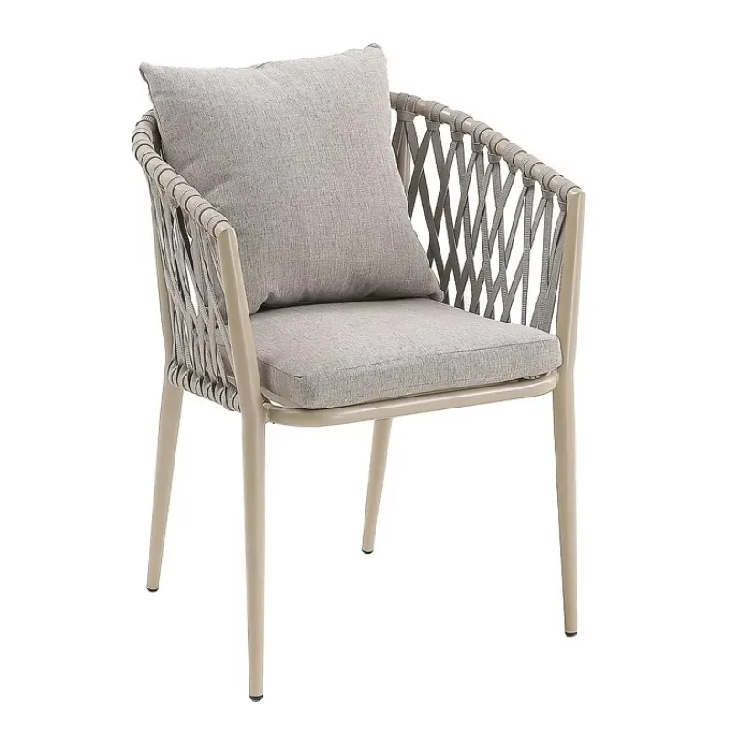 Outdoor Furniture and Garden Aluminum Rope Chairs, Contemporary Design Style Garden Chairs
Outdoor Furniture and Garden Aluminum Rope Chairs, Contemporary Design Style Garden Chairs