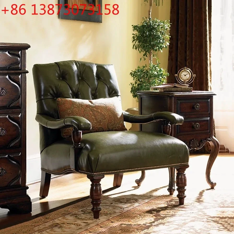 American country solid wood tiger chair retro carving living room single sofa villa hotel reception chair
American country solid wood tiger chair retro carving living room single sofa villa hotel reception chair