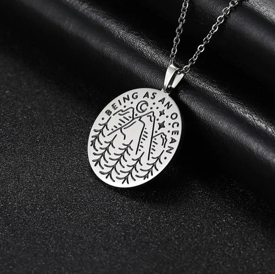 1PC Adventure Is Out There Mountains Trees Moon Stars mountain Necklace Hiking Outdoor Travel Jewelry Mountains Climbing F1564
1PC Adventure Is Out There Mountains Trees Moon Stars mountain Necklace Hiking Outdoor Travel Jewelry Mountains Climbing F1564