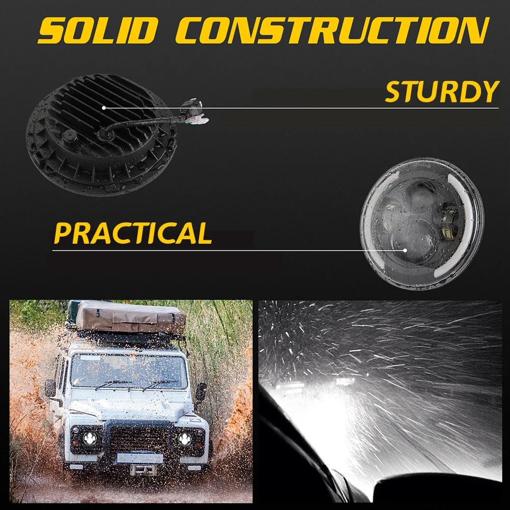 1Pcs Offroad LED Headlight 200W 7 Inch Round Flood Fog Work Light Waterproof for Suv Truck Motorcycle Road Driving
1Pcs Offroad LED Headlight 200W 7 Inch Round Flood Fog Work Light Waterproof for Suv Truck Motorcycle Road Driving