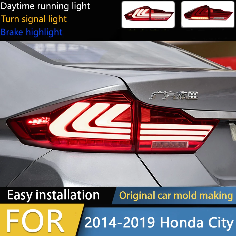 Стайлинг автомобиля для Honda City Tail Light 2014-2019 City светодиодный задний фонарь LED DRL динамический сигнал тормоза заднего хода автоаксессуары
Стайлинг автомобиля для Honda City Tail Light 2014-2019 City светодиодный задний фонарь LED DRL динамический сигнал тормоза заднего хода автоаксессуары