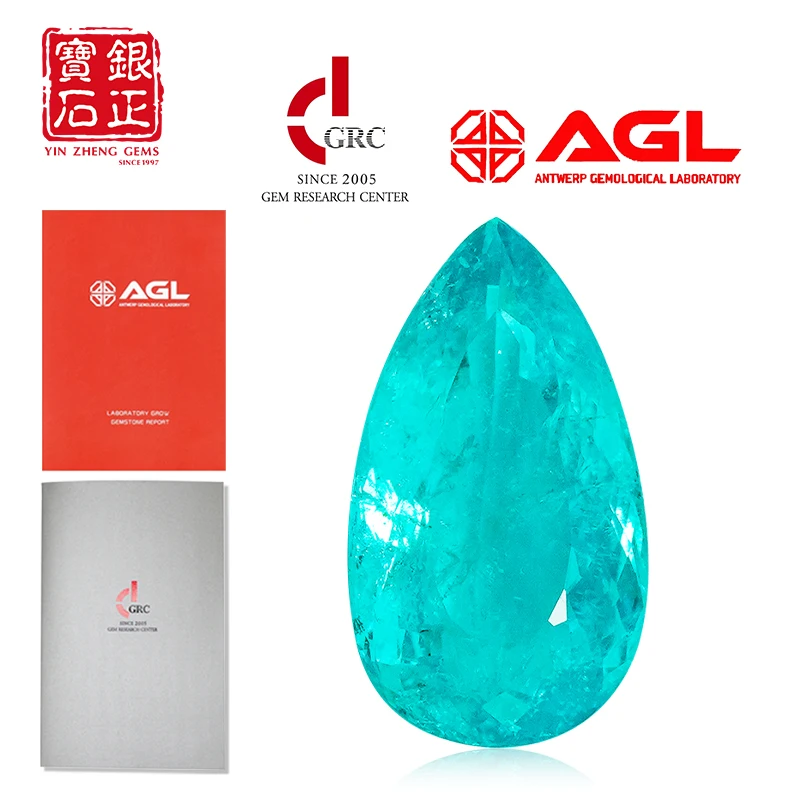YinZheng Customized Fine Jewelry Pear Czochralski Lab Grown Crushed Ice Paraiba Can Provide AGL Certificate Cultivate Paraiba
YinZheng Customized Fine Jewelry Pear Czochralski Lab Grown Crushed Ice Paraiba Can Provide AGL Certificate Cultivate Paraiba