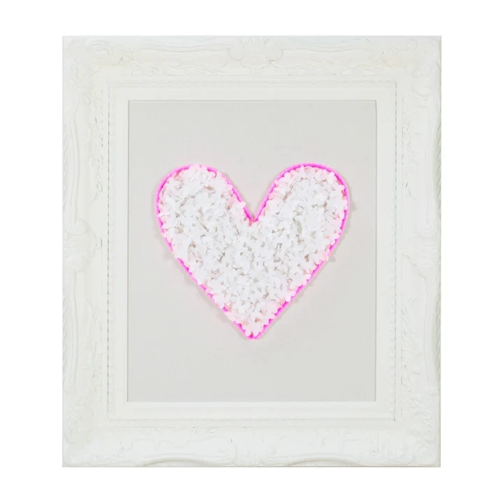 Home Decor Abstract Heart Mixed Media Artwork Butterfly Paper Wall Art Framed Large 3D Led Light Painting
Home Decor Abstract Heart Mixed Media Artwork Butterfly Paper Wall Art Framed Large 3D Led Light Painting