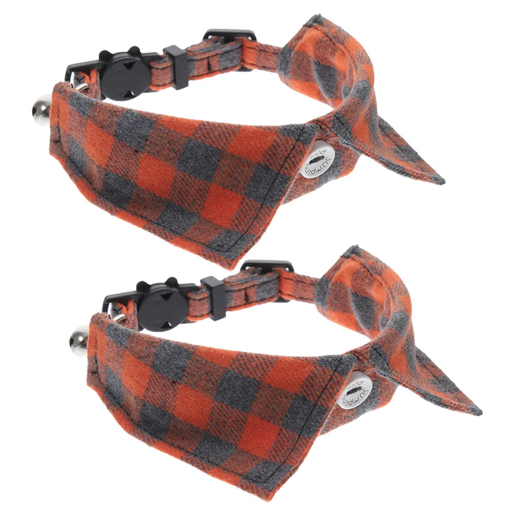 2pcs Adjustable Cat Collar Kitten Neckwear Bell Design Lake Blue Plaid Safe Buckle Pet Supplies Decorative Dog Collar Adorable
2pcs Adjustable Cat Collar Kitten Neckwear Bell Design Lake Blue Plaid Safe Buckle Pet Supplies Decorative Dog Collar Adorable