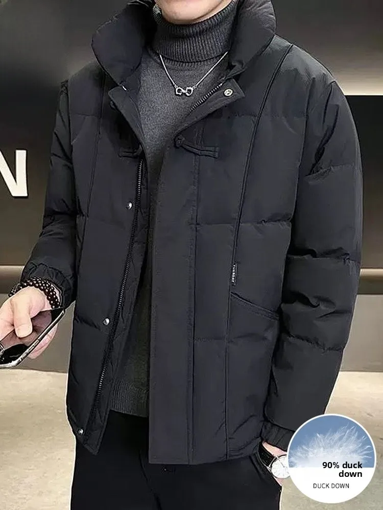 Men's down Jaet Stand Collar Loose Casual Cold Resistance White Du Feather 2025 Winter New Sle Youth ular Ou...
Men's down Jaet Stand Collar Loose Casual Cold Resistance White Du Feather 2025 Winter New Sle Youth ular Ou...
