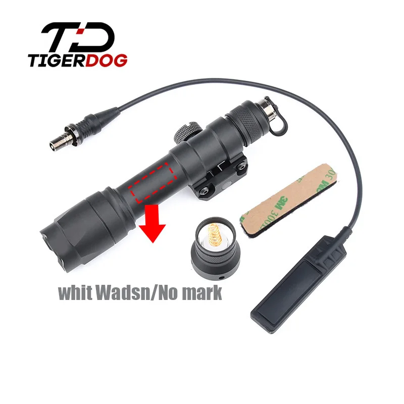 Wadsn sf Metal M600B M600C Flashlight+ Magic sticker+ Moment Switch Fit 20MM Picatinny Rail Hunting Weapon Scout LIght
Wadsn sf Metal M600B M600C Flashlight+ Magic sticker+ Moment Switch Fit 20MM Picatinny Rail Hunting Weapon Scout LIght