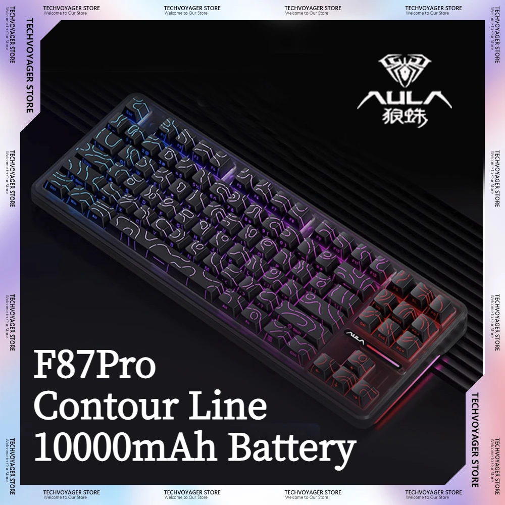 AULA F87 Pro 10000mAh Mechanical Keyboards Contour Line RGB Hot Swap Wireless Tri-Mode Custom Gaming Keyboard PC E-Sports Gifts
AULA F87 Pro 10000mAh Mechanical Keyboards Contour Line RGB Hot Swap Wireless Tri-Mode Custom Gaming Keyboard PC E-Sports Gifts