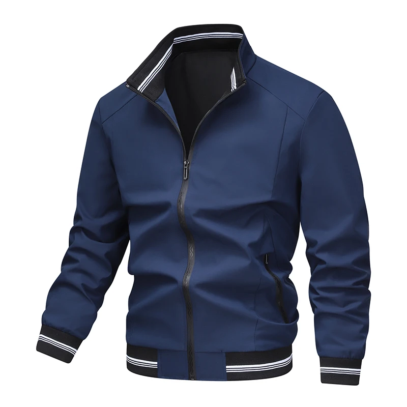 New Men's Jacket for Outdoor Wear Men Loose Fit Korean Casual Jacket Men's Stand Collar Jacket Business Zipper Jackets Clothes
New Men's Jacket for Outdoor Wear Men Loose Fit Korean Casual Jacket Men's Stand Collar Jacket Business Zipper Jackets Clothes