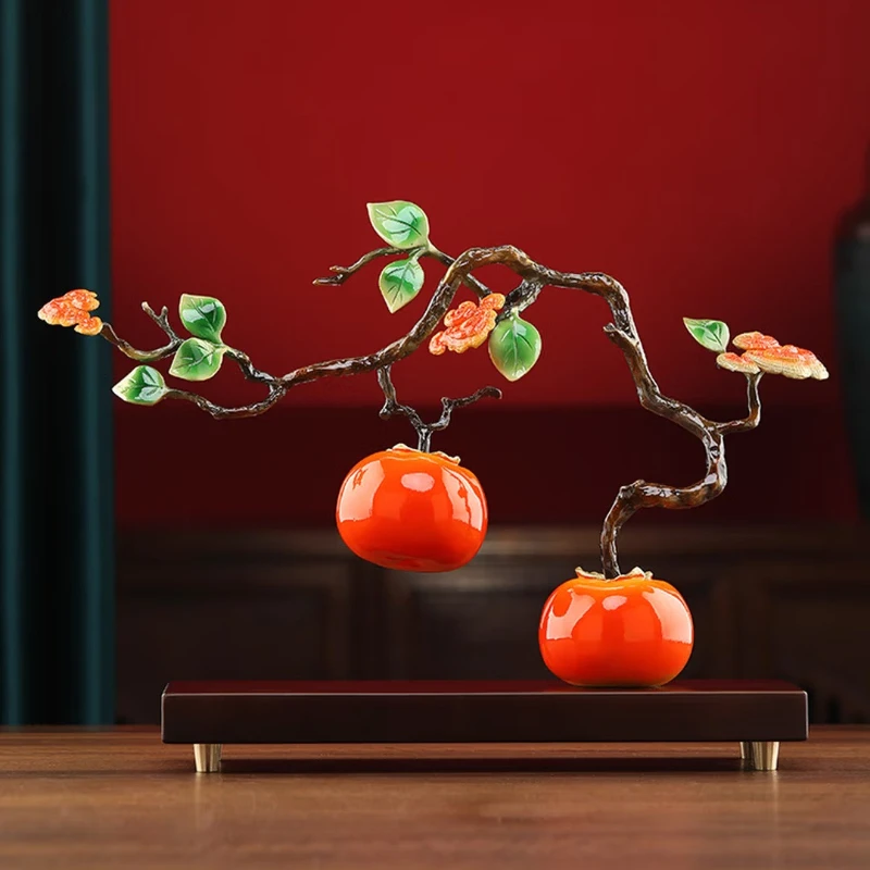 Brass everything goes well persimmon ornament living room entrance wine cabinet TV cabinet decoration high-end housewarming gift
Brass everything goes well persimmon ornament living room entrance wine cabinet TV cabinet decoration high-end housewarming gift