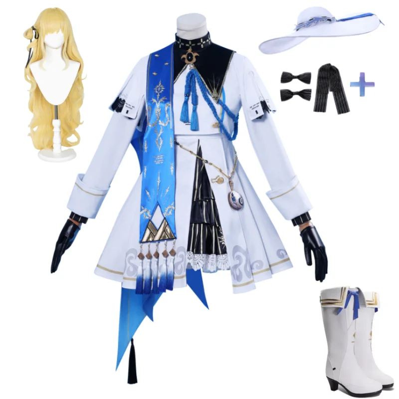 Phoebe Cosplay Costume Wig Dress Hat Headwear Rinascita Halloween Party for Women Girls Carnival Props
Phoebe Cosplay Costume Wig Dress Hat Headwear Rinascita Halloween Party for Women Girls Carnival Props