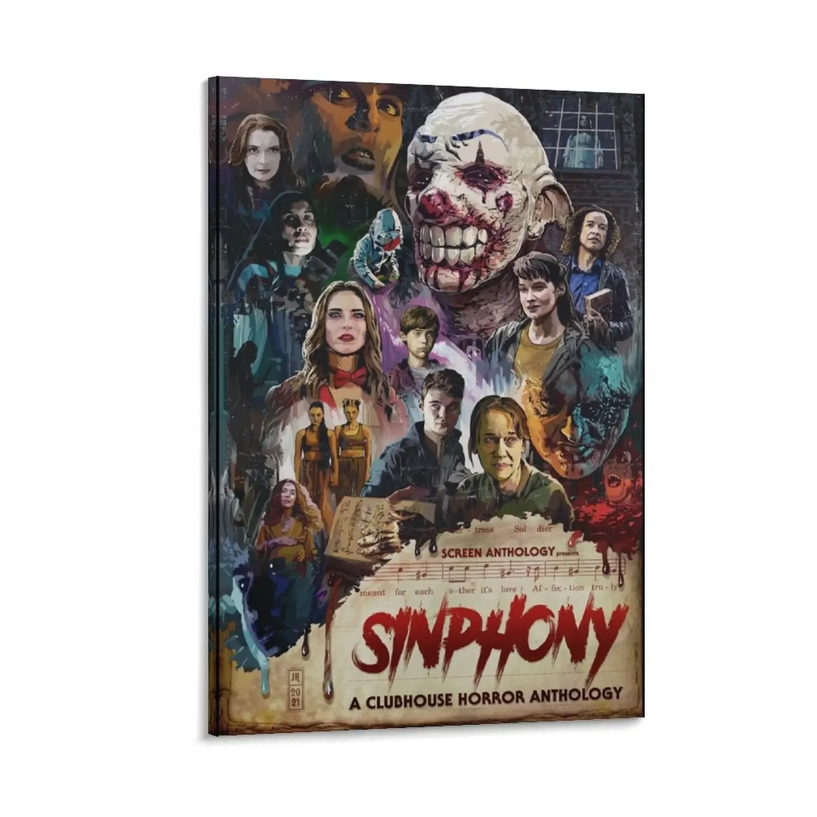 Sinphony A Clubhouse Horror Anthology Official Poster Canvas Painting wall decoration painting poster
Sinphony A Clubhouse Horror Anthology Official Poster Canvas Painting wall decoration painting poster