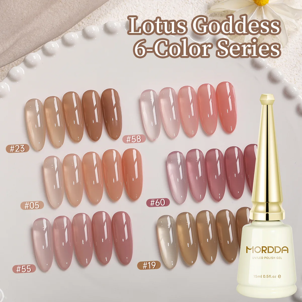 15ml Jelly Nude Gel Nail Polish 6Colors Semi Transparent Nail Art Nail Supplies Soak off UV LED Nails Gel Varnishes for Manicure
15ml Jelly Nude Gel Nail Polish 6Colors Semi Transparent Nail Art Nail Supplies Soak off UV LED Nails Gel Varnishes for Manicure