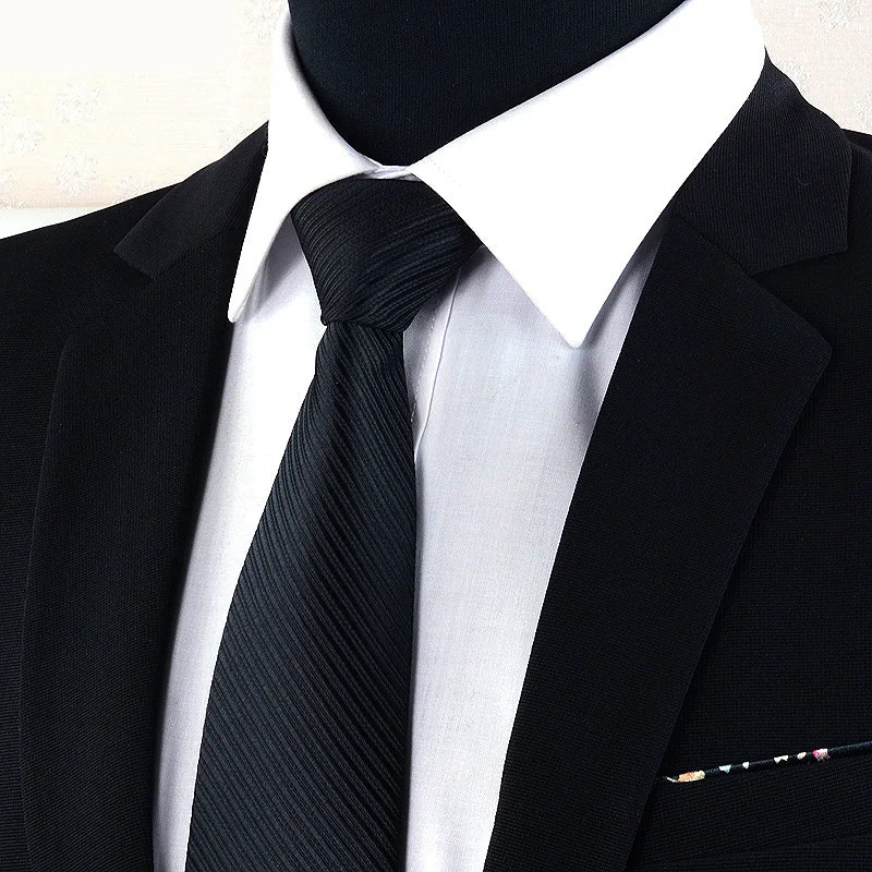 Solid Color Men Stripe Fashion Ties Wedding Suit Business Party Casual Necktie Version Black Tie Professional Working Stria
Solid Color Men Stripe Fashion Ties Wedding Suit Business Party Casual Necktie Version Black Tie Professional Working Stria