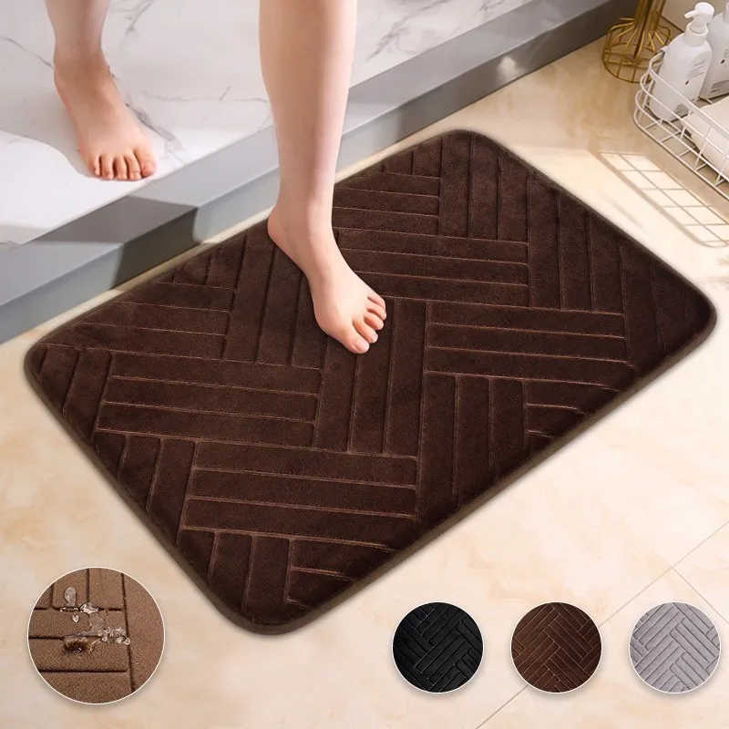 1pc flannel bathroom embossed floor mat, square embossed floor mat, absorbent and non slip, soft and comfortable bathroom carpet
1pc flannel bathroom embossed floor mat, square embossed floor mat, absorbent and non slip, soft and comfortable bathroom carpet