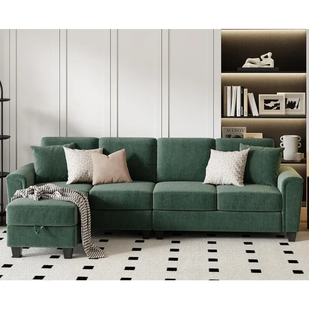 Home Furniture L Shaped Couch With Storage Ottoman Modern Sofas for Living Room KKL 106” Convertible Sectional Sofa Corduroy
Home Furniture L Shaped Couch With Storage Ottoman Modern Sofas for Living Room KKL 106” Convertible Sectional Sofa Corduroy