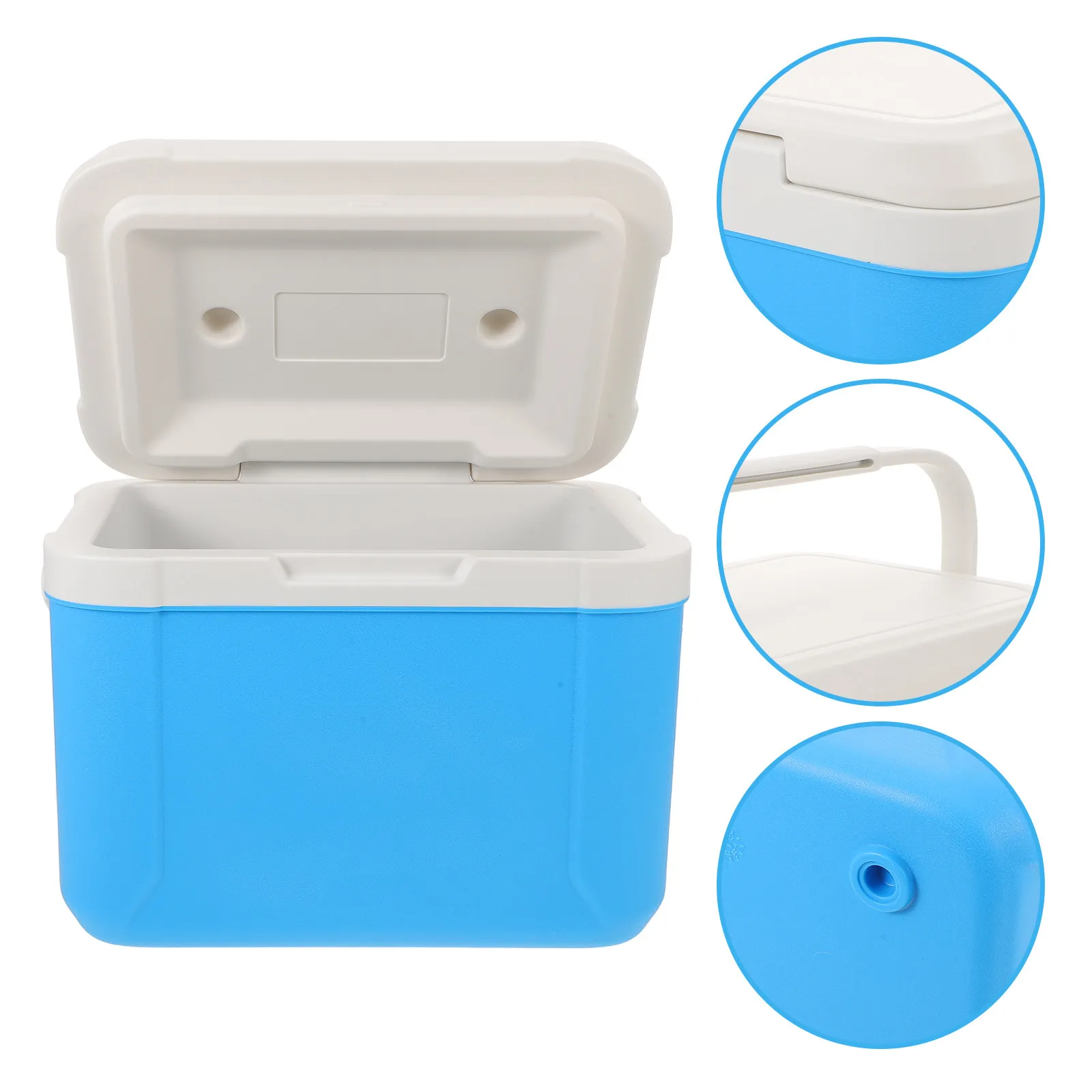 5.5L Insulated Portable Cooler Box Ice Retention Container For Camping Picnic Outdoor Travel Fishing Road Trip Beach Adventure
5.5L Insulated Portable Cooler Box Ice Retention Container For Camping Picnic Outdoor Travel Fishing Road Trip Beach Adventure