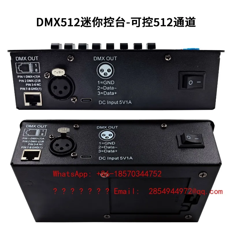 2026 512 Channel DMX512 Small Console, Portable, Handheld, Stage Lighting Test/debugging/dimming Controller
2026 512 Channel DMX512 Small Console, Portable, Handheld, Stage Lighting Test/debugging/dimming Controller