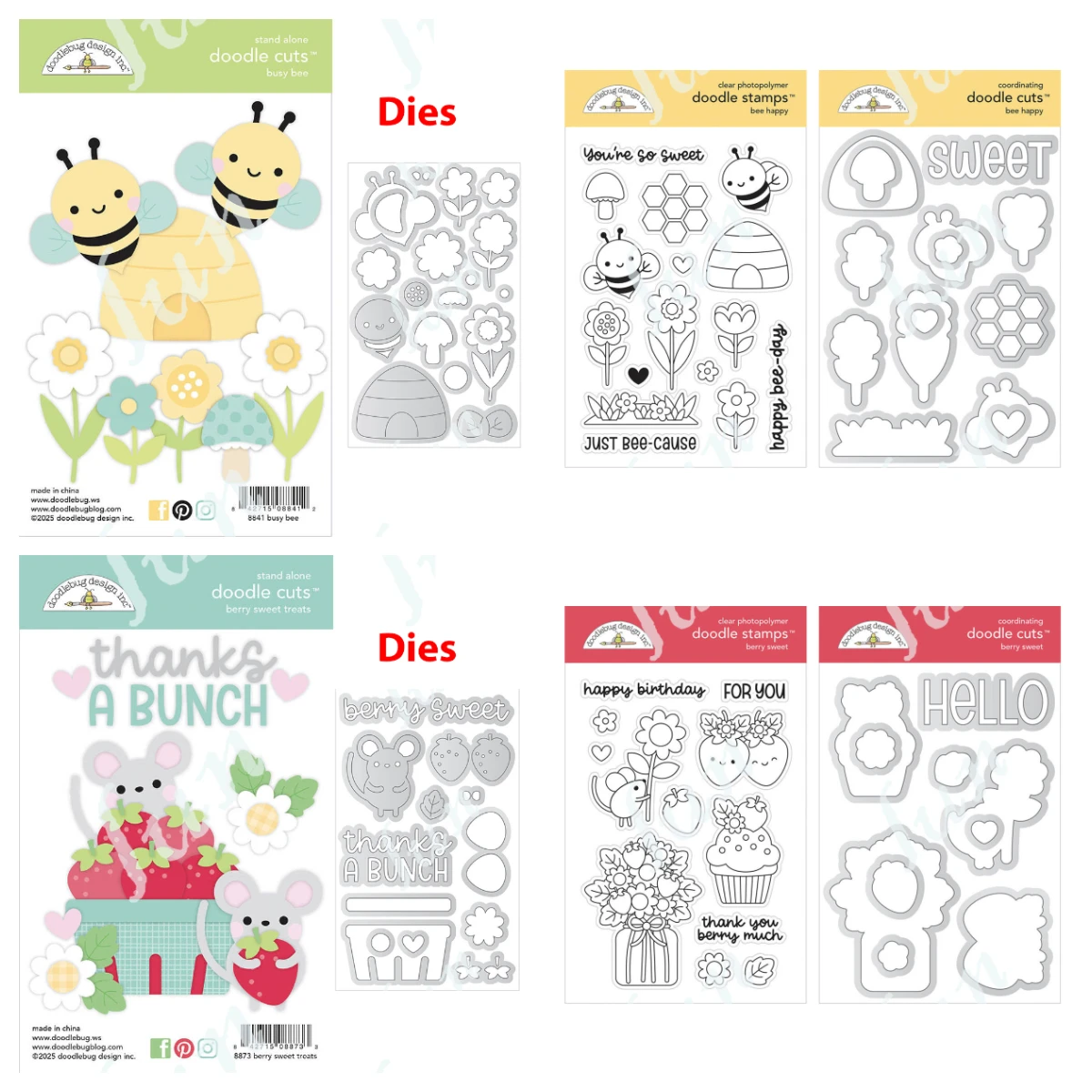 New Stamps and Dies 2025 Berry Sweet Clear Stamps Reusable Handmade Embossing DIY Scrapbook Diary Greeting Card Decoration
New Stamps and Dies 2025 Berry Sweet Clear Stamps Reusable Handmade Embossing DIY Scrapbook Diary Greeting Card Decoration