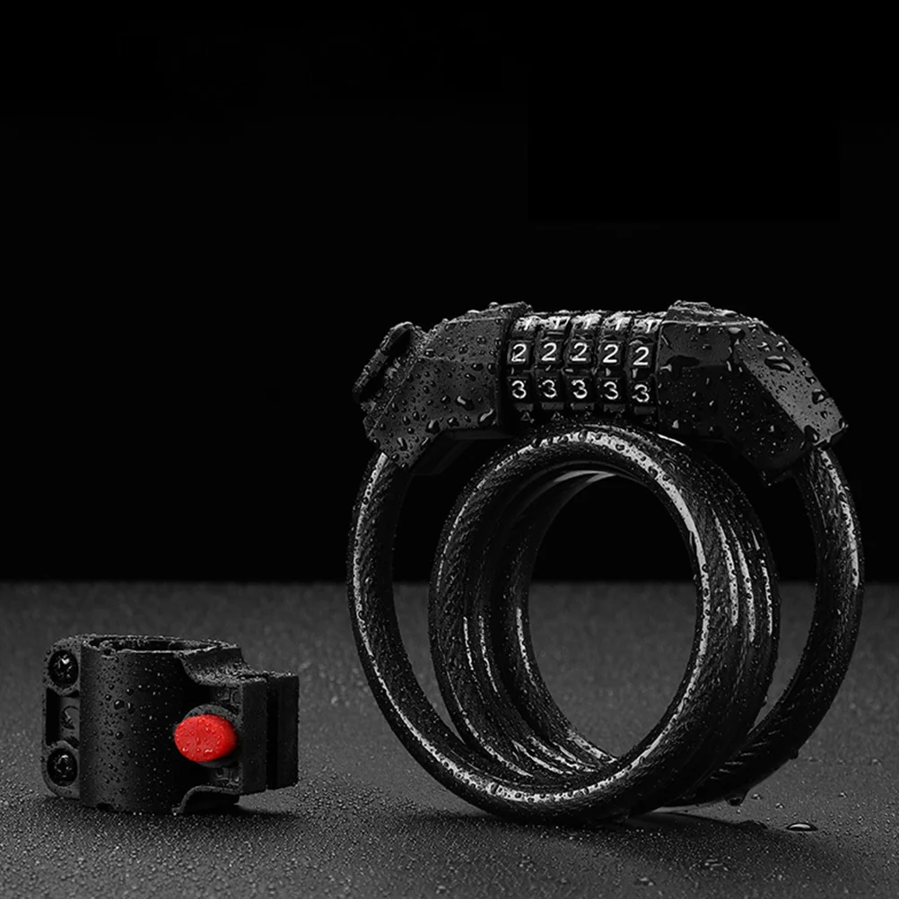 Bicycle 5 Combination Steel Wire Padlock Waterproof Cycling Aluminum Alloy Coded Sturdy Durable Anti Theft Wear resistant
Bicycle 5 Combination Steel Wire Padlock Waterproof Cycling Aluminum Alloy Coded Sturdy Durable Anti Theft Wear resistant