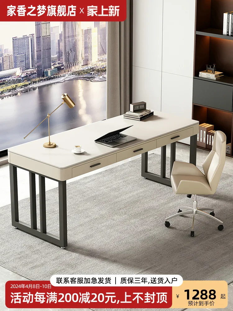 Light luxury slate desk, home adult computer desk, student modern simple desk bedroom, female Internet celebrity table
Light luxury slate desk, home adult computer desk, student modern simple desk bedroom, female Internet celebrity table