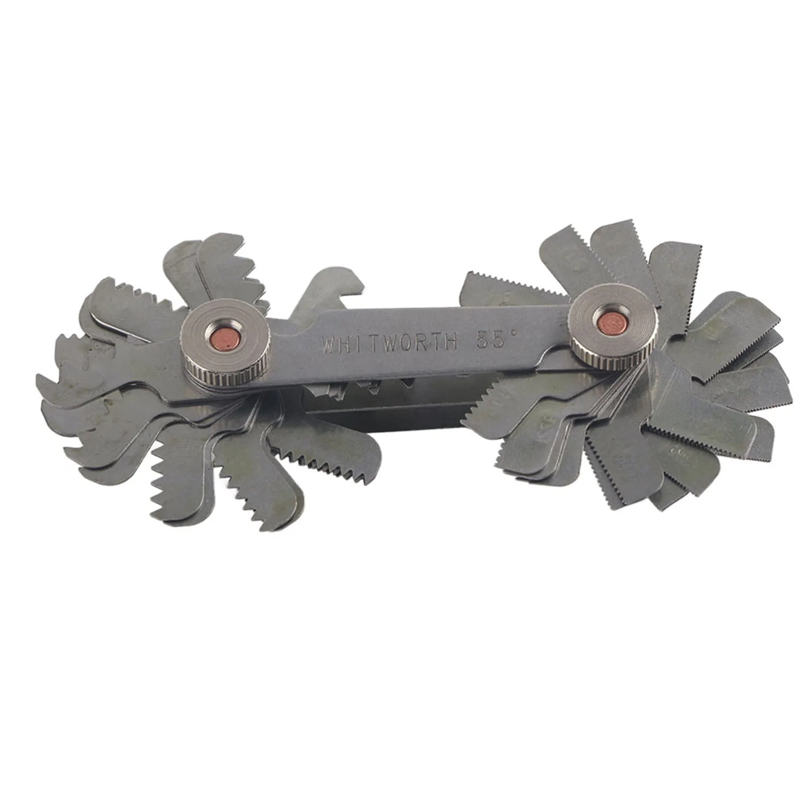 Thread Measuring Gage, 51/52Pcs Stainless Steel Thread Plug Gage 60 and 55 Degree Screw Pitch Measuring Tool
Thread Measuring Gage, 51/52Pcs Stainless Steel Thread Plug Gage 60 and 55 Degree Screw Pitch Measuring Tool