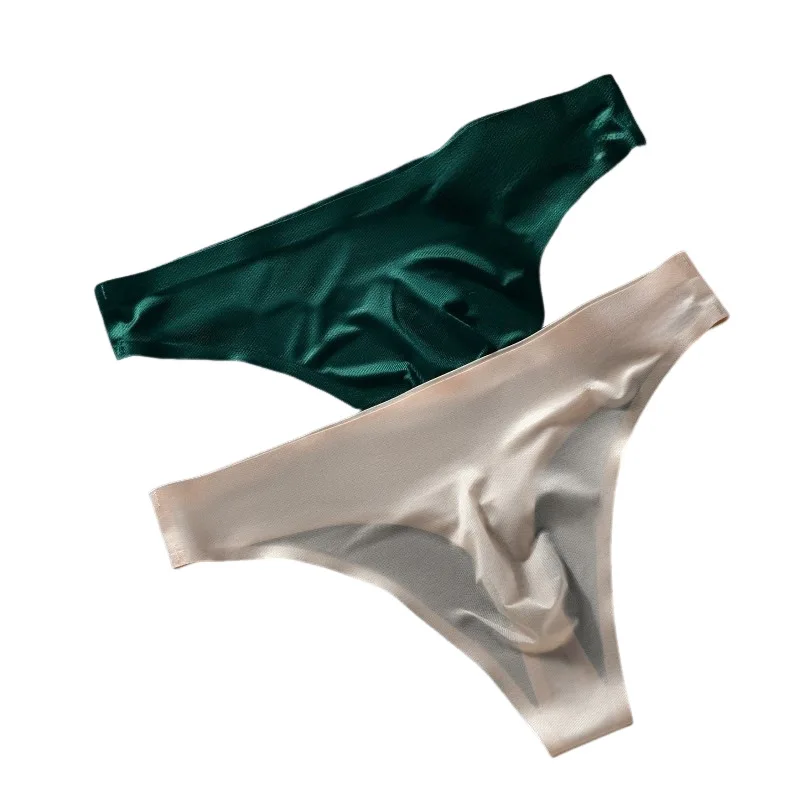 Men's Ice Silk Thong 3D U-convex Low Rise Seamless One-piece T-back Underwear Youth Ultra-thin Silky Comfort Sports Underpants
Men's Ice Silk Thong 3D U-convex Low Rise Seamless One-piece T-back Underwear Youth Ultra-thin Silky Comfort Sports Underpants
