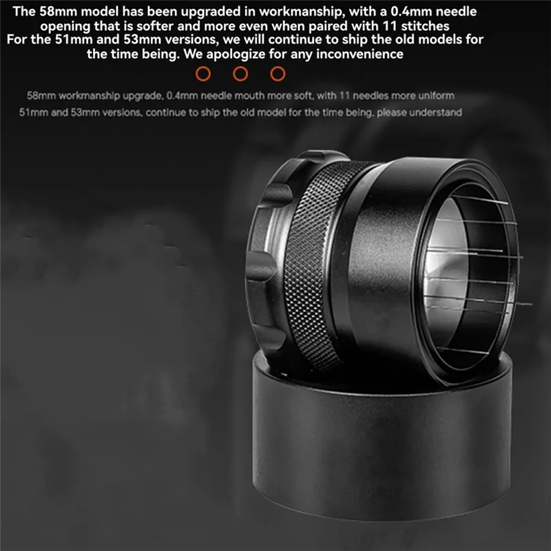 Регулируемый распределитель кофе PORK-58MM, противоскользящая игла распределителя кофейного порошка, кофе
Регулируемый распределитель кофе PORK-58MM, противоскользящая игла распределителя кофейного порошка, кофе