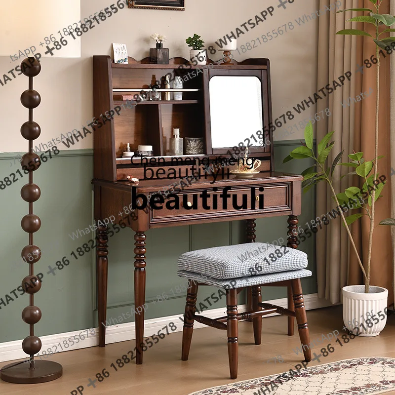 X Solid wood dressing, dressing table, retro makeup table, bedroom, other living room, antique style
X Solid wood dressing, dressing table, retro makeup table, bedroom, other living room, antique style