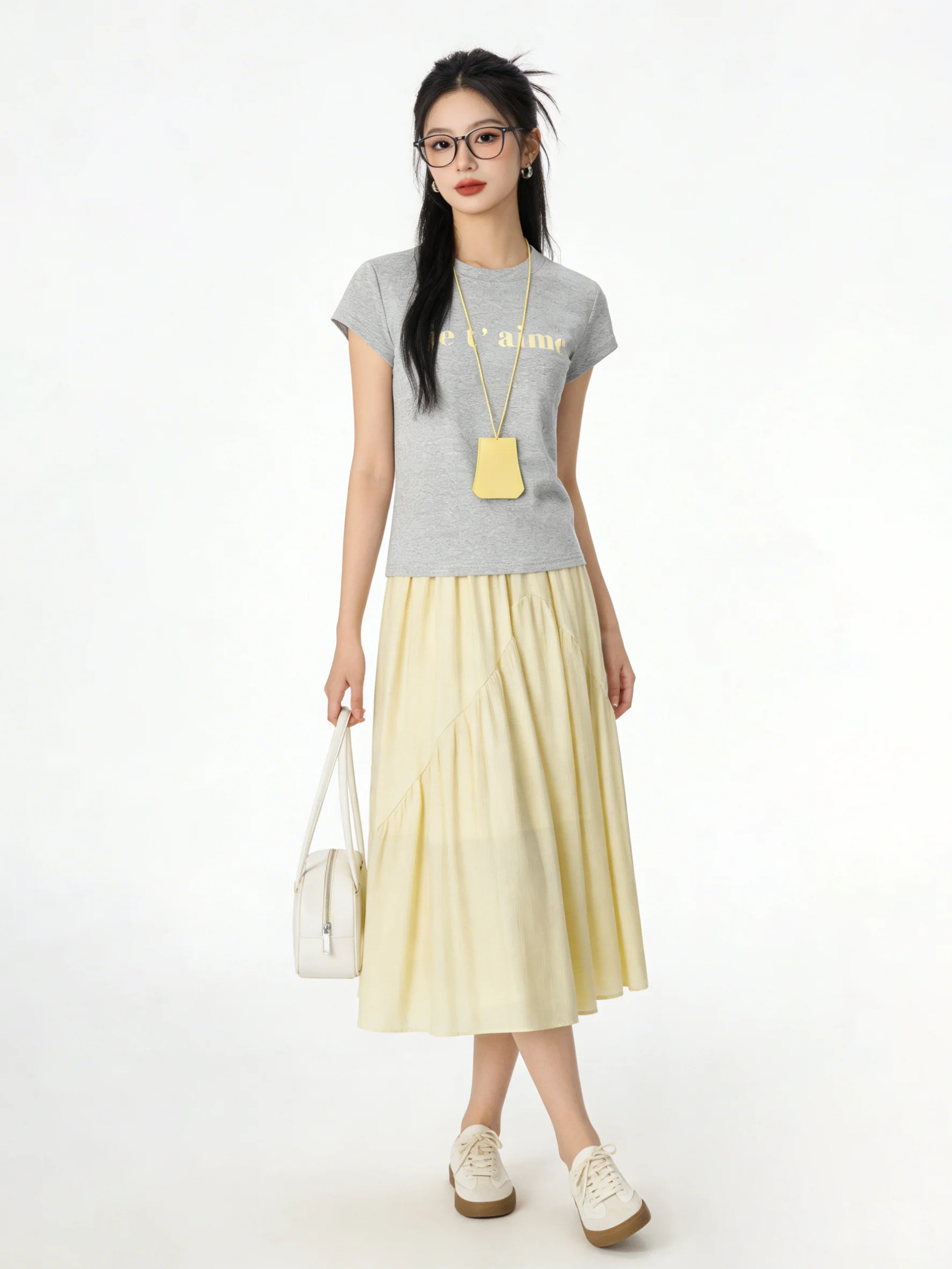 Chic Ageless Spliced Skirt Casual Slimming Set Sweet Shoulder Short Style Summer Women's Fashion Ensemble Short Sleeve r...
Chic Ageless Spliced Skirt Casual Slimming Set Sweet Shoulder Short Style Summer Women's Fashion Ensemble Short Sleeve r...