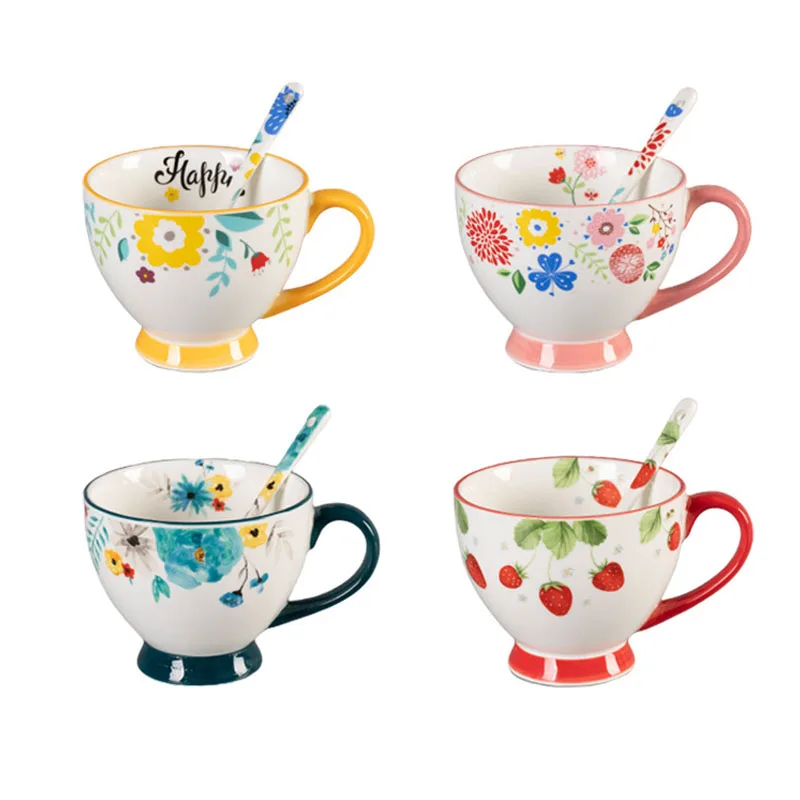 480ml Ceramic Large Oatmeal Mug with Spoon for Breakfast Beverage yoghurt Best Birthday Christmas Gifts for Women Girls Mother's
480ml Ceramic Large Oatmeal Mug with Spoon for Breakfast Beverage yoghurt Best Birthday Christmas Gifts for Women Girls Mother's
