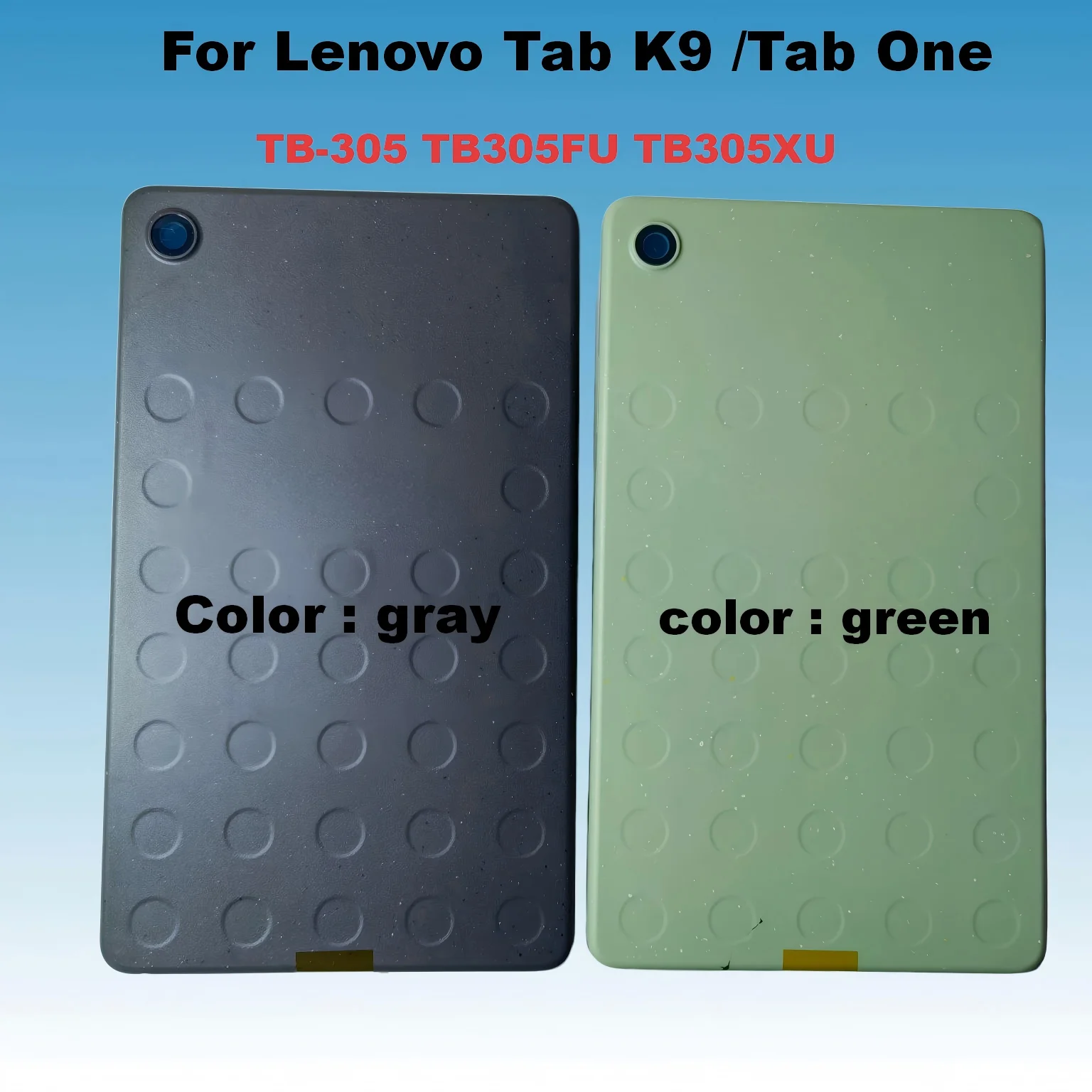AAA shell back For Lenovo Tab K9 /Tab One TB-305 TB305FU TB305XU Battery Cover Back Case Accessory Replacement
AAA shell back For Lenovo Tab K9 /Tab One TB-305 TB305FU TB305XU Battery Cover Back Case Accessory Replacement