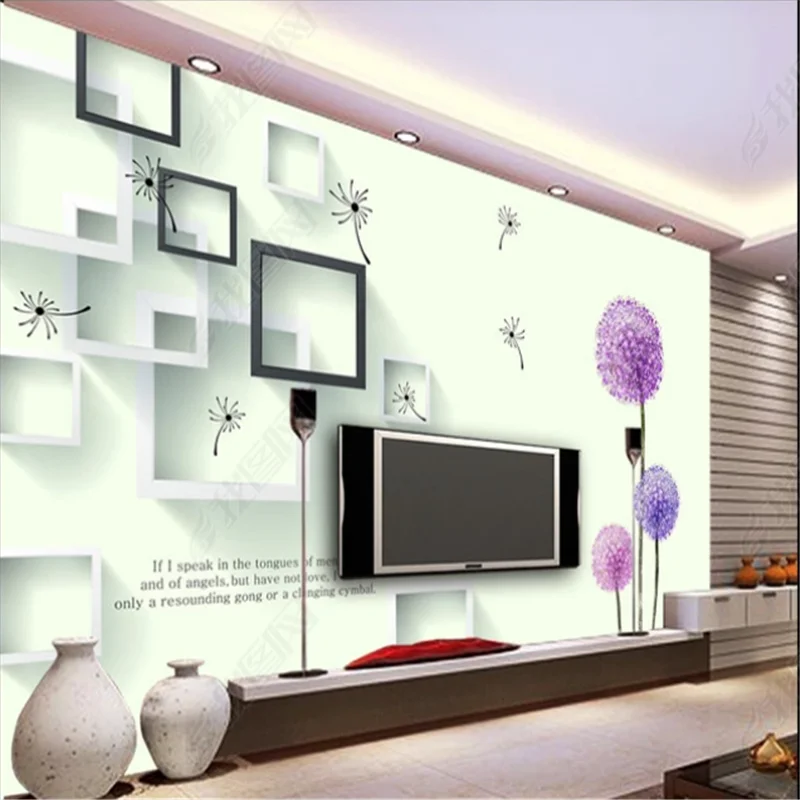Purple Dandelion Flower Mural Wallpaper 3D For Living Room Frame Romantic Bedroom Wallpapers TV Background Wall Paper Home Decor
Purple Dandelion Flower Mural Wallpaper 3D For Living Room Frame Romantic Bedroom Wallpapers TV Background Wall Paper Home Decor