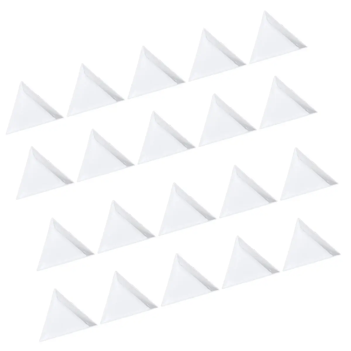 20Pcs Plastic Jewelry Plates Triangular Small Sorting Trays for Beads Rhinestones Jewelry Making Supplies Lightweight Easy Use
20Pcs Plastic Jewelry Plates Triangular Small Sorting Trays for Beads Rhinestones Jewelry Making Supplies Lightweight Easy Use