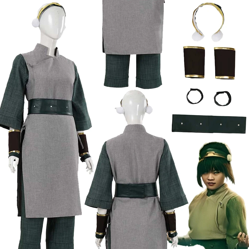 Fantasia 2026 Avatar of Last Cosplay Airbender Toph Beifong Cosplay Women Disfraz Costume Female Halloween Carnival Party Cloth
Fantasia 2026 Avatar of Last Cosplay Airbender Toph Beifong Cosplay Women Disfraz Costume Female Halloween Carnival Party Cloth
