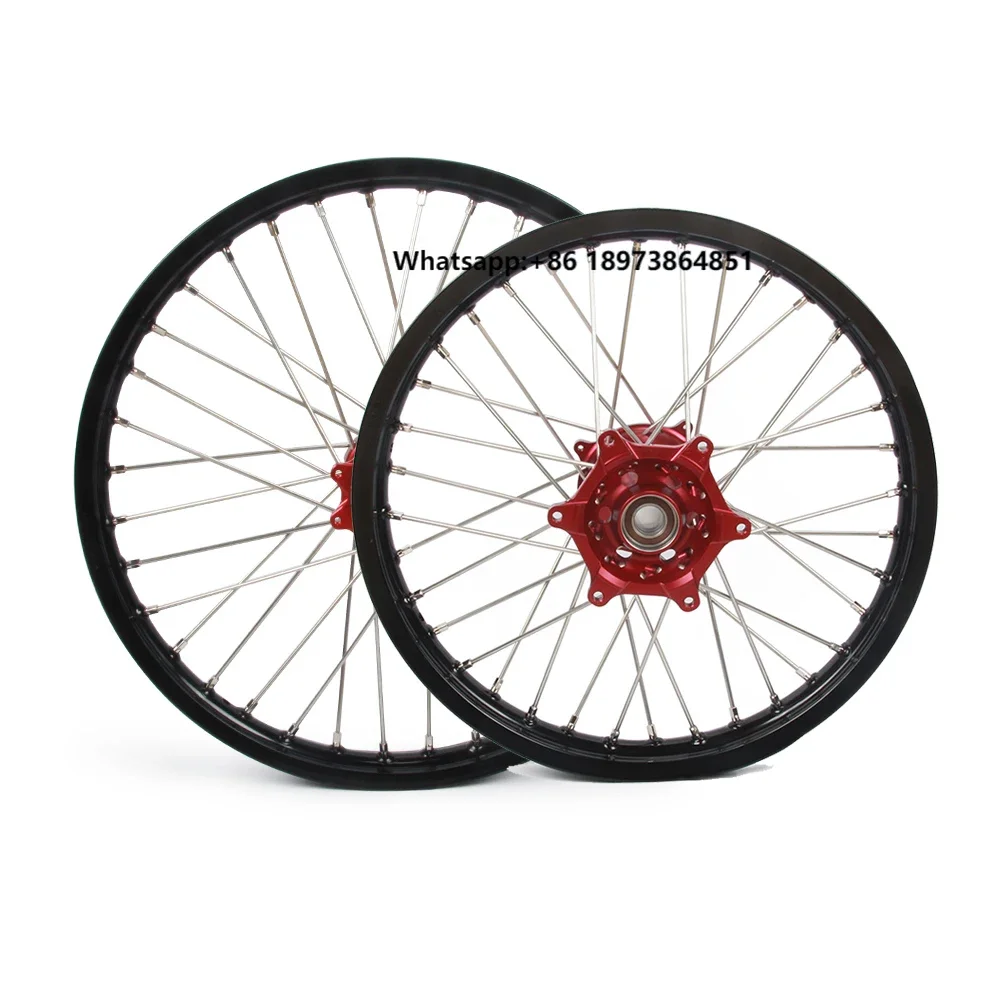 JFG Aluminum CRF250R CRF450R 18 Rear 21 Front Inch Size Motorcycle Rear Front Wheel Rim Set Wheel Hub Rim Set for Honda CRF
JFG Aluminum CRF250R CRF450R 18 Rear 21 Front Inch Size Motorcycle Rear Front Wheel Rim Set Wheel Hub Rim Set for Honda CRF